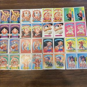 Vintage Garbage Pail Kids Trading Cards/Stickers Series 5 Full Complete Set